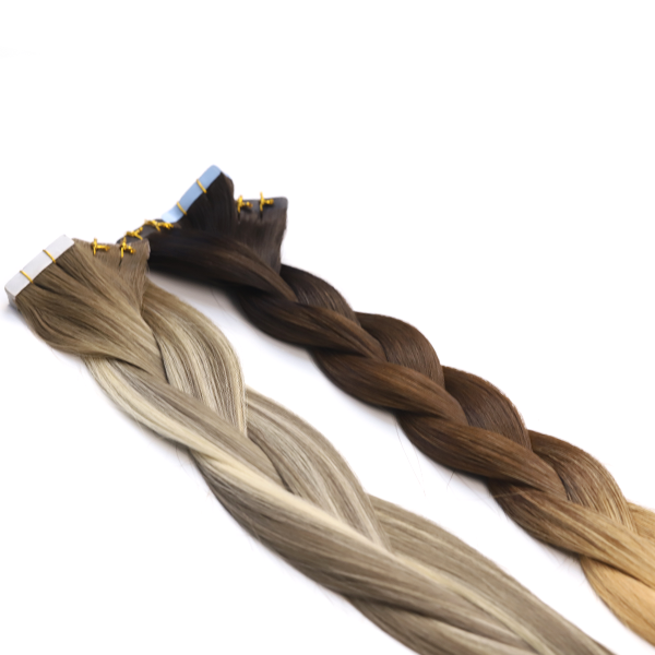 High Quality Curly Hair Wavy  Tape In Hair Extensions Black Hair