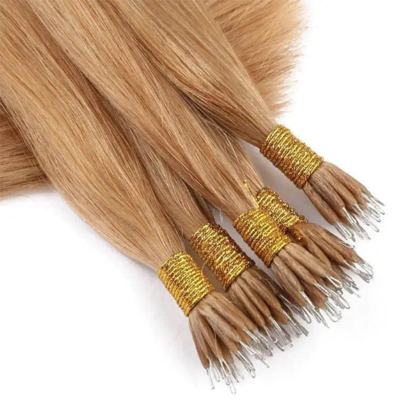 Wholesale Price Silky Straight 100% Remy Virgin Nano Ring Human Hair Extensions