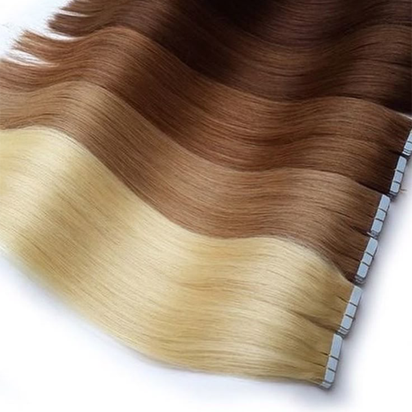 Affordable Real Human Hair  Short Hair Tape In Hair Extensions
