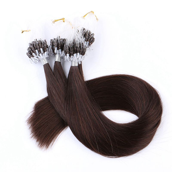 Cuticle Intact Unprocessed Human Hair Micro Loop Ring Hair Extensions