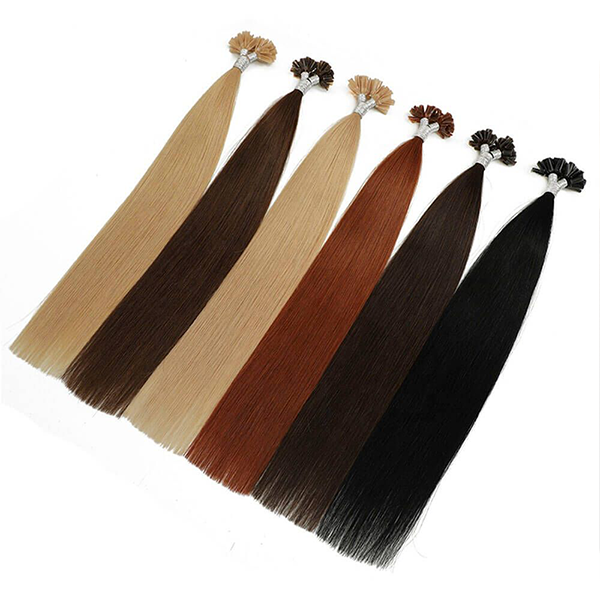 U Tip Hair Keratin Color Hair Extensions Russian Human Hair K Tips