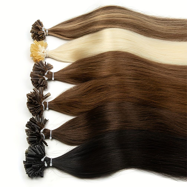 Colored U Tip Virgin Remy Hair Extensions in Fashion Shades