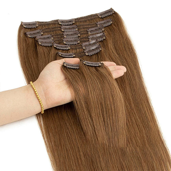 Wholesale Virgin Unprocessed Clip in Raw Bulk Hair Extension