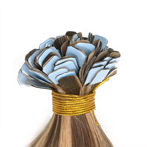 Hot Sale 12A Grade Double Drawn Russian Straight Mini Tape-in Real Human Hair