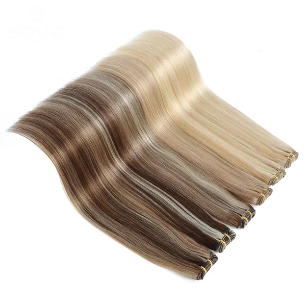 Premium Remy Extensions Cuticle Intact Invisible for Machine Weft Hair Extension