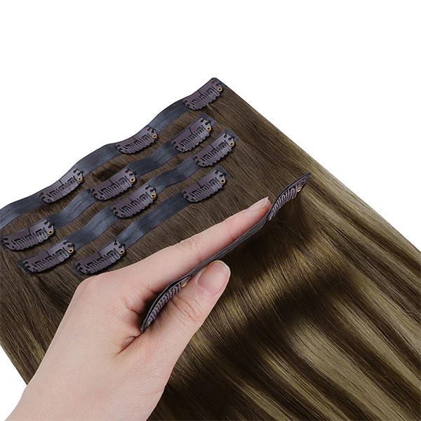 High Quality Seamless Clip in Hair Extensions Wholesale Price 