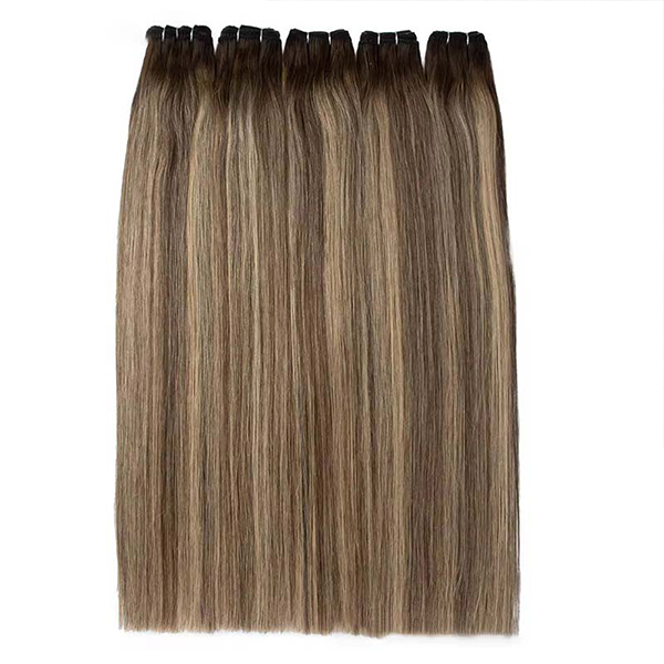 Wholesale Double Drawn Weaving Russian Machine Weft Hair Extensions
