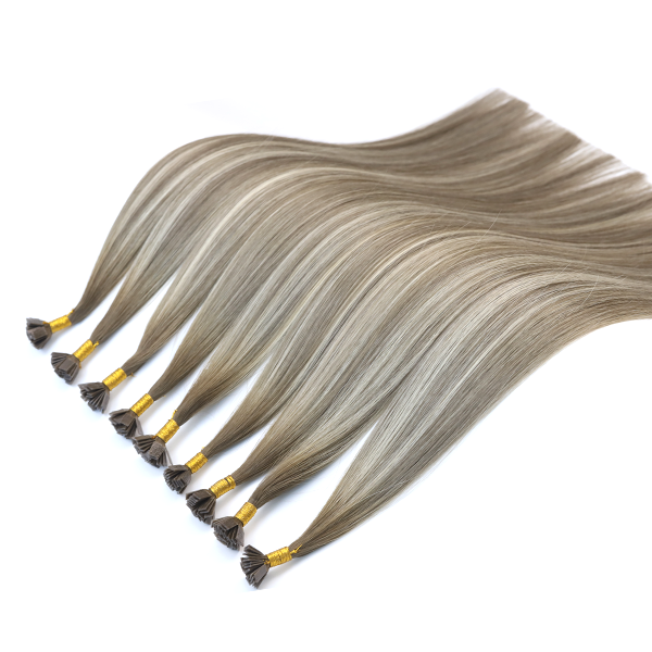 Flat Tip Keratin Bonded Cuticle Aligned Virgin Hair Extensions From Wholesale Hair Vendor