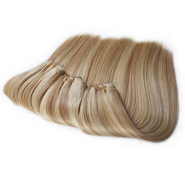  Full Thick End Double Drawn Hair Weft Unprocessed Remy Hair Weft Extensions