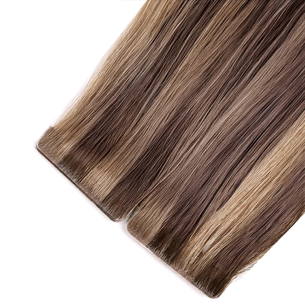 Double Drawn Invisible Seamless Tape In 100% Human Hair Extension