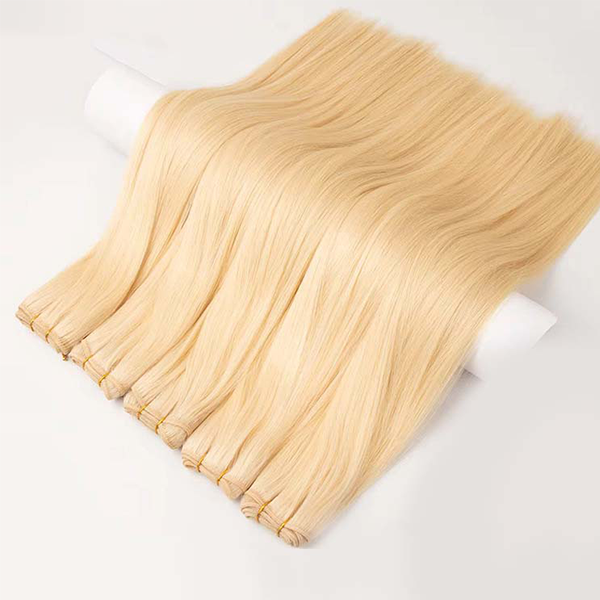 Raw Unprocessed Human Hair Bundles Vendors Machine Weft Hair Extension