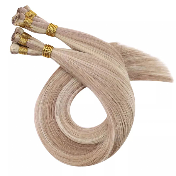 Raw Virgin Human Hair 100g 22inch Hand Tied Weft Extensions