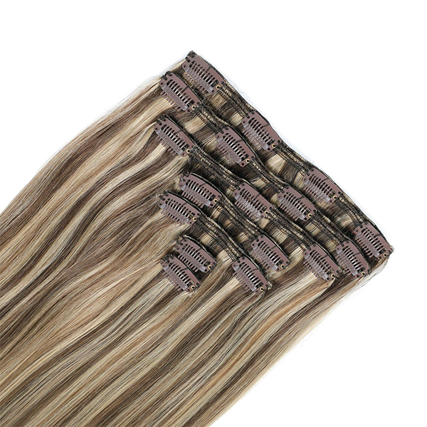 Fashion Hair Clip in Hair Extensions 100% European Hair 